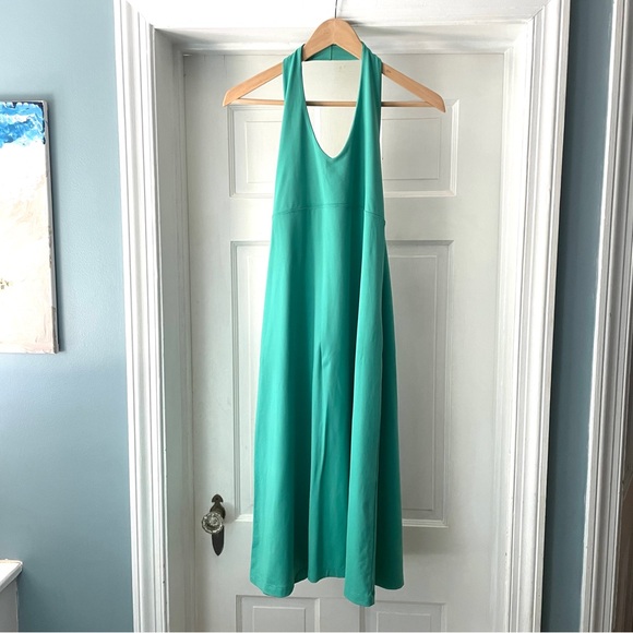 Patagonia Dresses & Skirts - Patagonia Morning Glory Halter Neck Athletic Dress Teal Green Size M